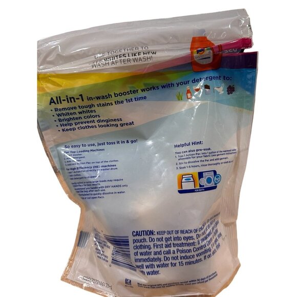 Tide Boost Vivid White & Bright In Wash Booster Packs 18 Count READ - Picture 3 of 3